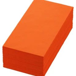Vorgefaltete Servietten>DUNI Tissue-Serviette 40 x 40 cm Sun Orange 3-lagig