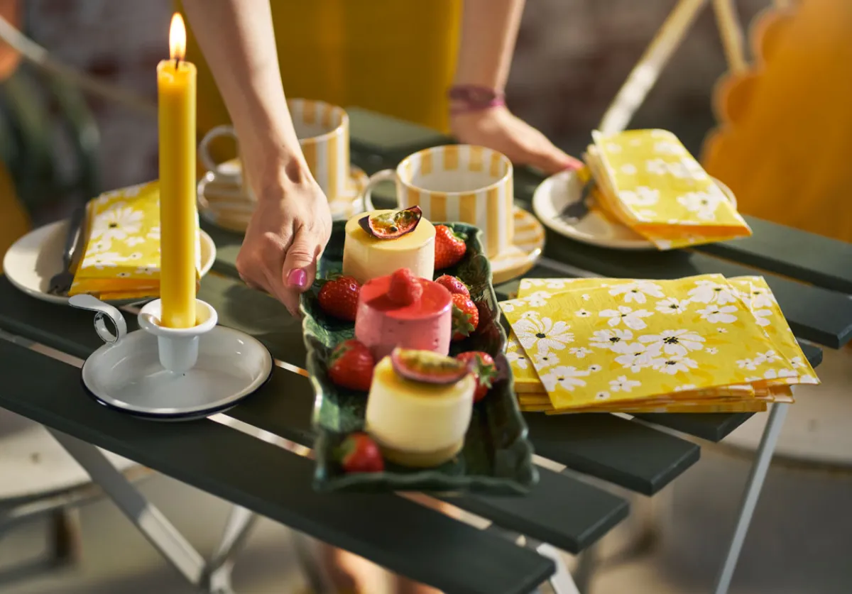 Servietten Im Lunchformat>DUNI Tissue-Serviette 33 x 33 cm Sunny Day 3-lagig