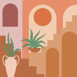 Servietten Im Lunchformat>PAPER + DESIGN Tissue-Serviette 33 x 33 cm Sunset Terra 3-lagig