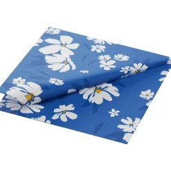Cocktailservietten>DUNI Tissue-Serviette 24 x 24 cm Sunny Day Blue 3-lagig