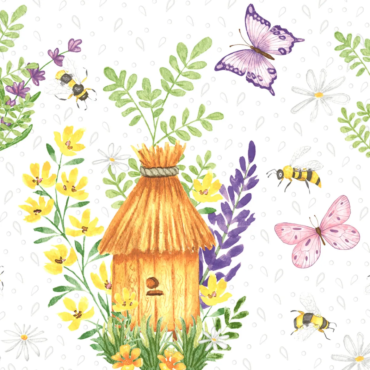 Servietten Im Lunchformat>PAPER + DESIGN Tissue-Serviette 33 x 33 cm Summer mood 3-lagig