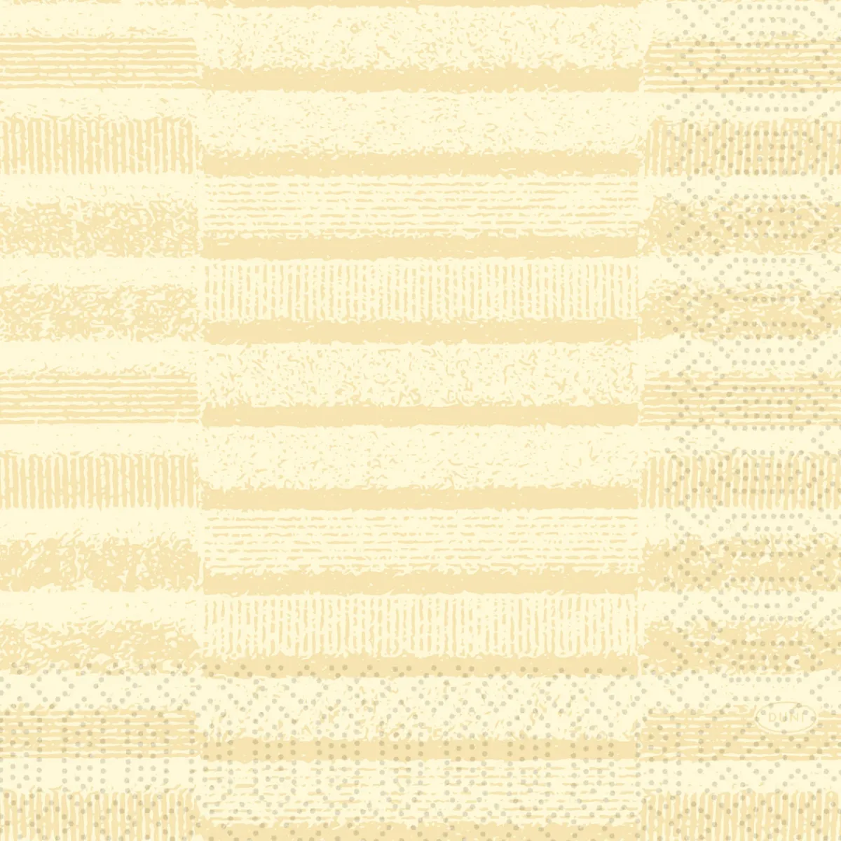 Servietten Im Lunchformat>DUNI Tissue-Serviette 33 x 33 cm Tessuto Cream 3-lagig