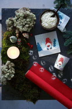 Servietten Im Lunchformat>PAPER + DESIGN Tissue-Serviette 33 x 33 cm Tomte in Forest 3-lagig