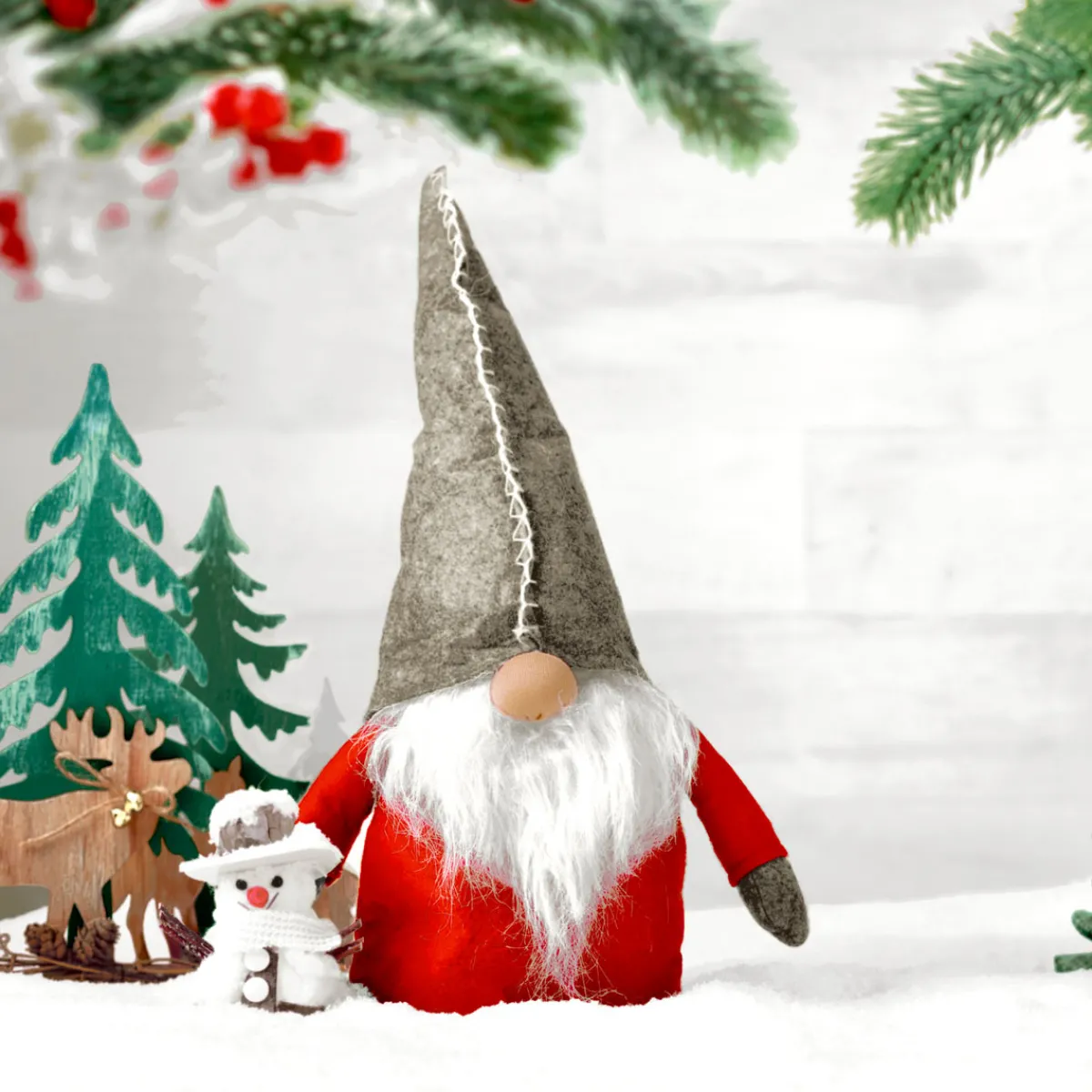 Servietten Im Lunchformat>PAPER + DESIGN Tissue-Serviette 33 x 33 cm Tomte & Snowman 3-lagig