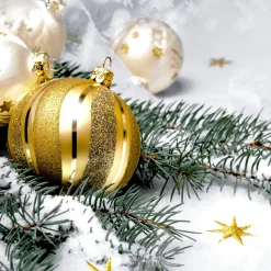 Cocktailservietten>PAPER + DESIGN Tissue-Serviette 24 x 24 cm Twig and Bauble 3-lagig