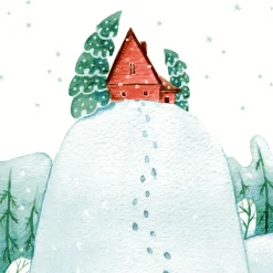 Servietten Im Lunchformat>PAPER + DESIGN Tissue-Serviette 33 x 33 cm Up the hill 3-lagig