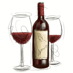 Servietten Im Lunchformat>PAPER + DESIGN Tissue-Serviette 33 x 33 cm Vino Rosso 3-lagig