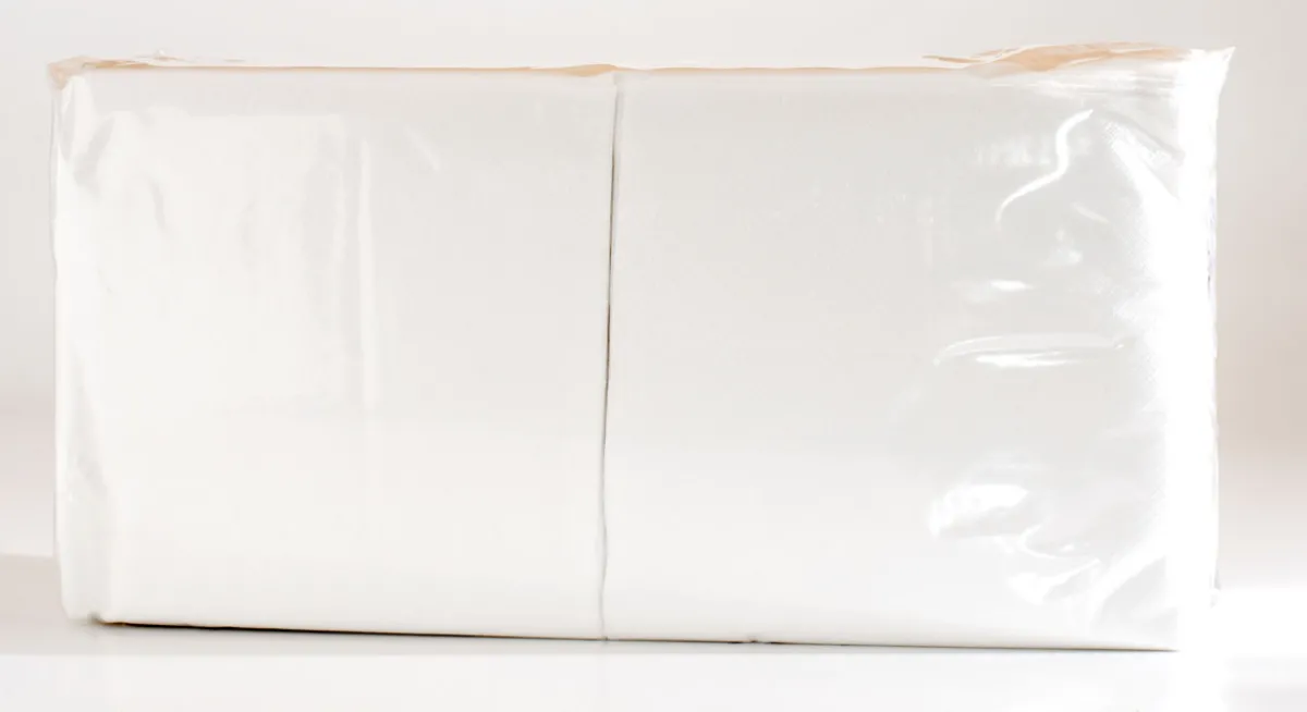 Servietten Im Lunchformat>DUNI Tissue-Serviette 33 x 33 cm Weiß 1-lagig