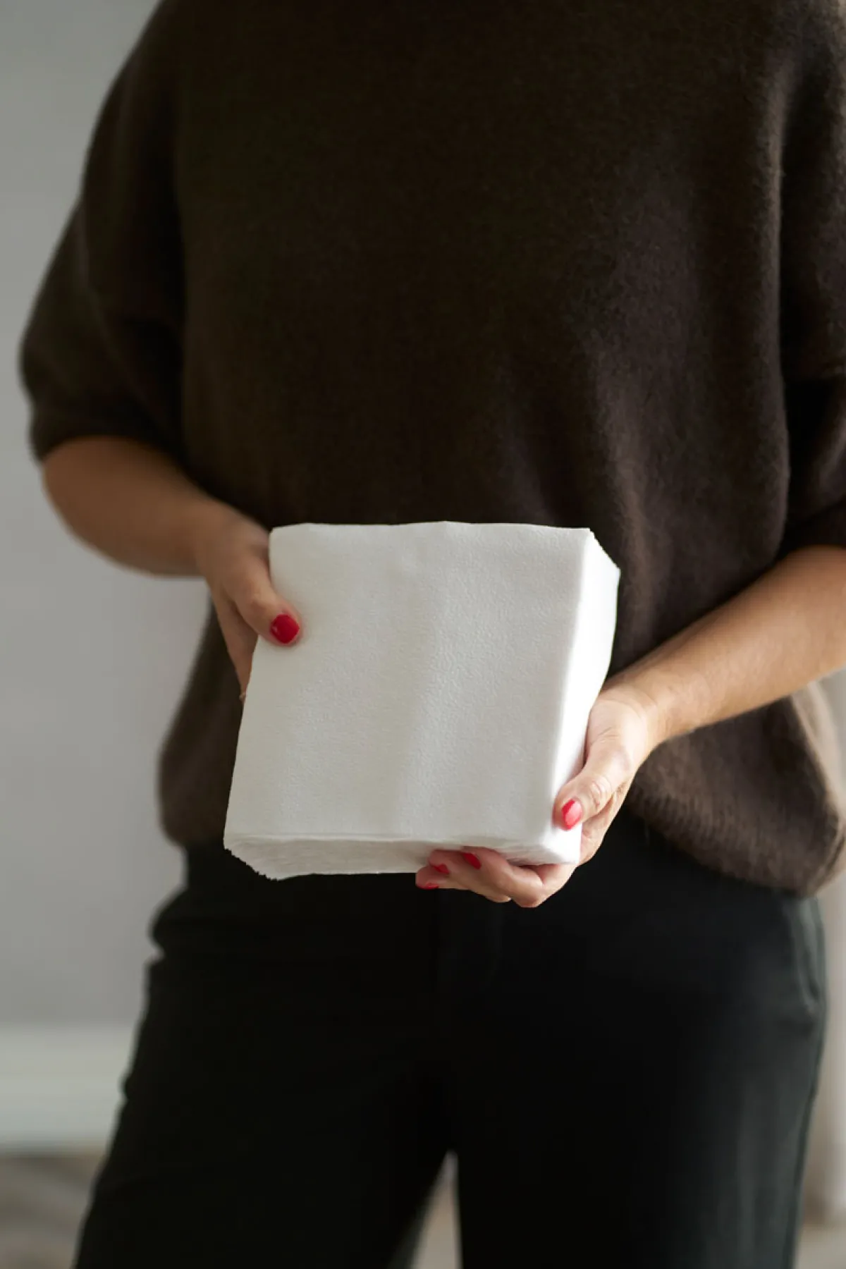 Servietten Im Lunchformat>DUNI Tissue-Serviette 33 x 33 cm Weiß 1-lagig