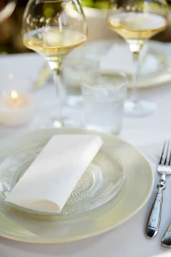 Servietten Im Dinnerformat>DUNI Tissue-Serviette 40 x 40 cm Weiß 3-lagig