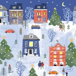 Cocktailservietten>DUNI Tissue-Serviette 24 x 24 cm Winter Wonders 3-lagig