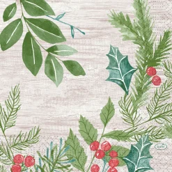 Servietten Im Lunchformat>DUNI Tissue-Serviette 33 x 33 cm Winter Greenery 3-lagig