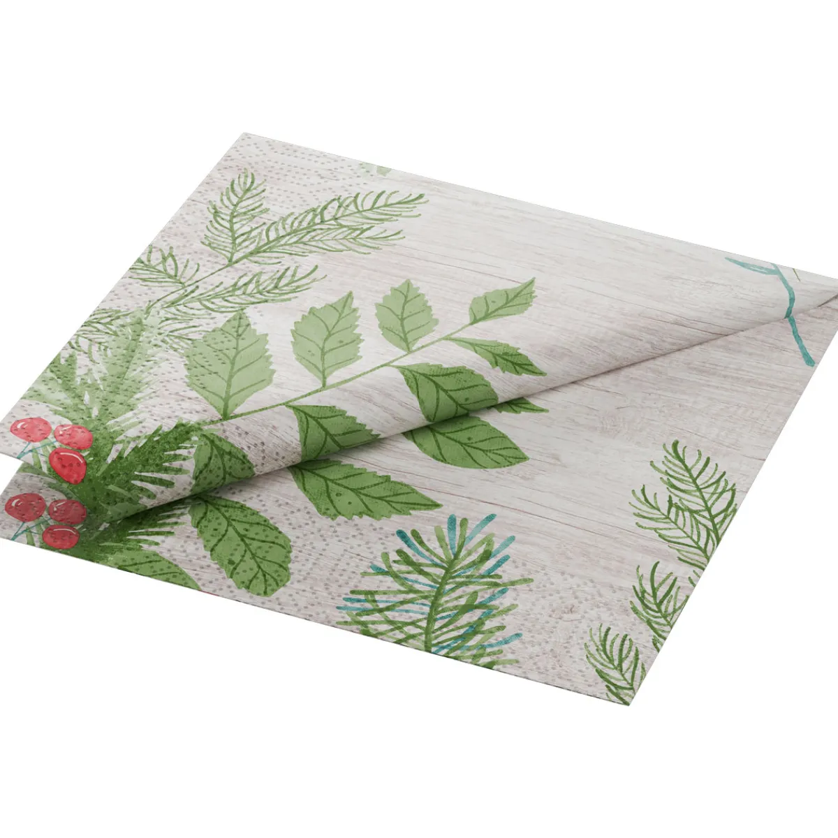 Servietten Im Lunchformat>DUNI Tissue-Serviette 33 x 33 cm Winter Greenery 3-lagig