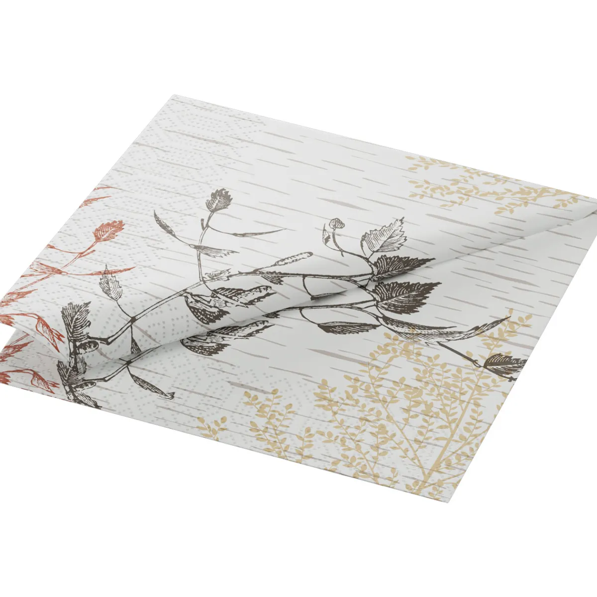 Servietten Im Lunchformat>DUNI Tissue-Serviette 33 x 33 cm Wood & Deer 3-lagig