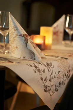 Servietten Im Lunchformat>DUNI Tissue-Serviette 33 x 33 cm Wood & Goose 3-lagig