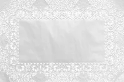 Tortenspitzen & Plattenpapier>DUNI Tortenspitzen rechteckig 30 x 40 cm Weiß