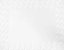 Tortenspitzen & Plattenpapier>DUNI Tortenspitzen rechteckig 35 x 45 cm Weiß