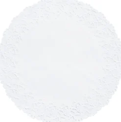 Tortenspitzen & Plattenpapier>DUNI Tortenspitzen rund Ø 25 cm Weiß