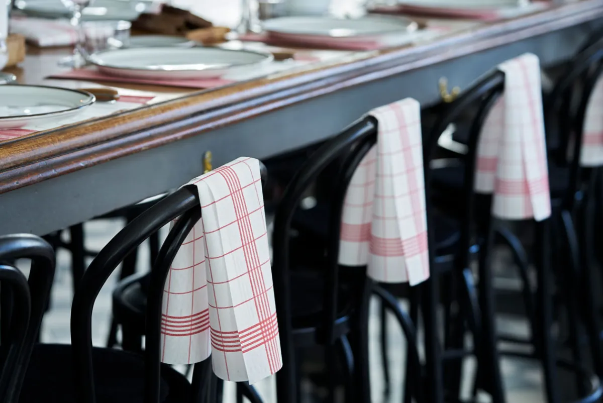 Handtuchservietten>DUNI Towel Napkins 38 x 54 cm Towel Napkin Red