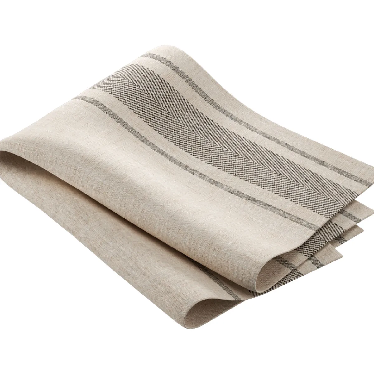 Handtuchservietten>DUNI Towel Napkins 38 x 54 cm Towel Napkin Malia Black