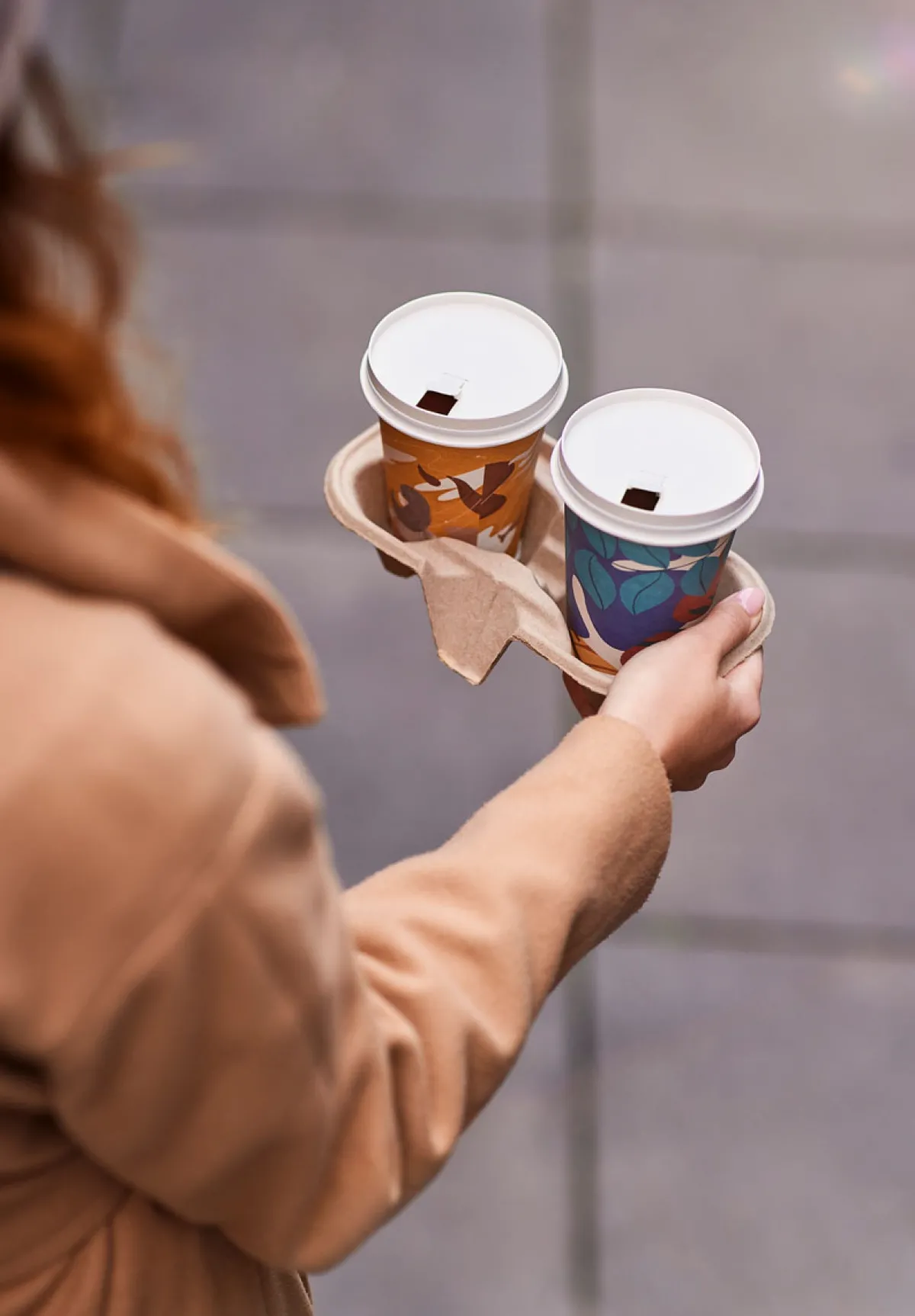 Pappbecher Und -Gläser>DUNI Trinkdeckel, flach 24 cl Weiß