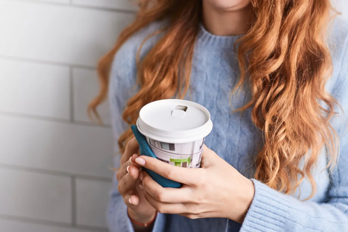 Pappbecher Und -Gläser>DUNI Trinkdeckel, flach 35/47/59 cl Weiß