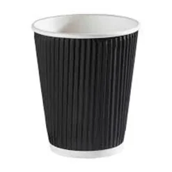 Pappbecher Und -Gläser>DUNI Triple Wall Becher 36 cl Schwarz