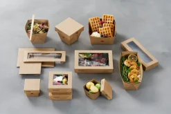 Boxen>DUNI Viking Cube Deckel 510/820 ml Braun